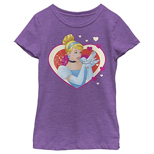 Disney Girl's Cinderella Hearts T-Shirt