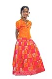 Shivangi Golden Yendhra Pavadai Set (6-7 Years)