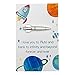 Doodle Beads Rocket Tie Clip, Grandson Gift, Outerspace Gift (Silver) Grandson, I Love You to Pluto and Back..