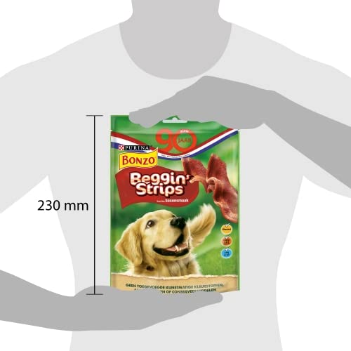 Bonzo Beggin' Streifen mit Speckgeschmack Hundesnacks 120g - 6er Box (720g)