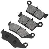 AHL Front and Rear Brake Pads Set Compatible with Yamaha YZ426F YZ426 F 2000-2002 YZ250F WR250F (4T) 2001-2002 WR426F WR426 F 2001-2002(Semi-metallic)