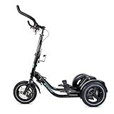ME-MOVER Fit - Step Machine on Wheels, Low Impact Trainer, Cross Step Trainer for Outdoor and Indoor Exercise, Elliptical Tricycle (Onyx Black)