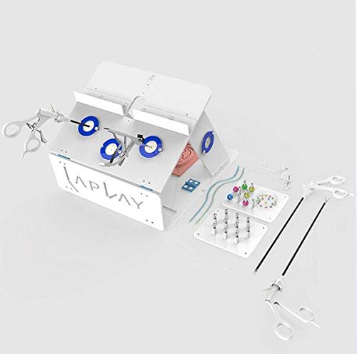 UIGJIOG Trainer de Caja laparoscópica, Entrenador de Dispositivos médicos, Kit quirúrgico Conjunto simulando Entrenamiento Equipo quirúrgico