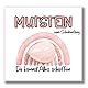 iZoeL Einschulung Geschenk Glückssteine Mädchen, Schulkind Mutstein 2025 Schultüte Füllung Schulanfang Geschenk Glücksbringer mit Grußkarte Geschenkbox Rosa