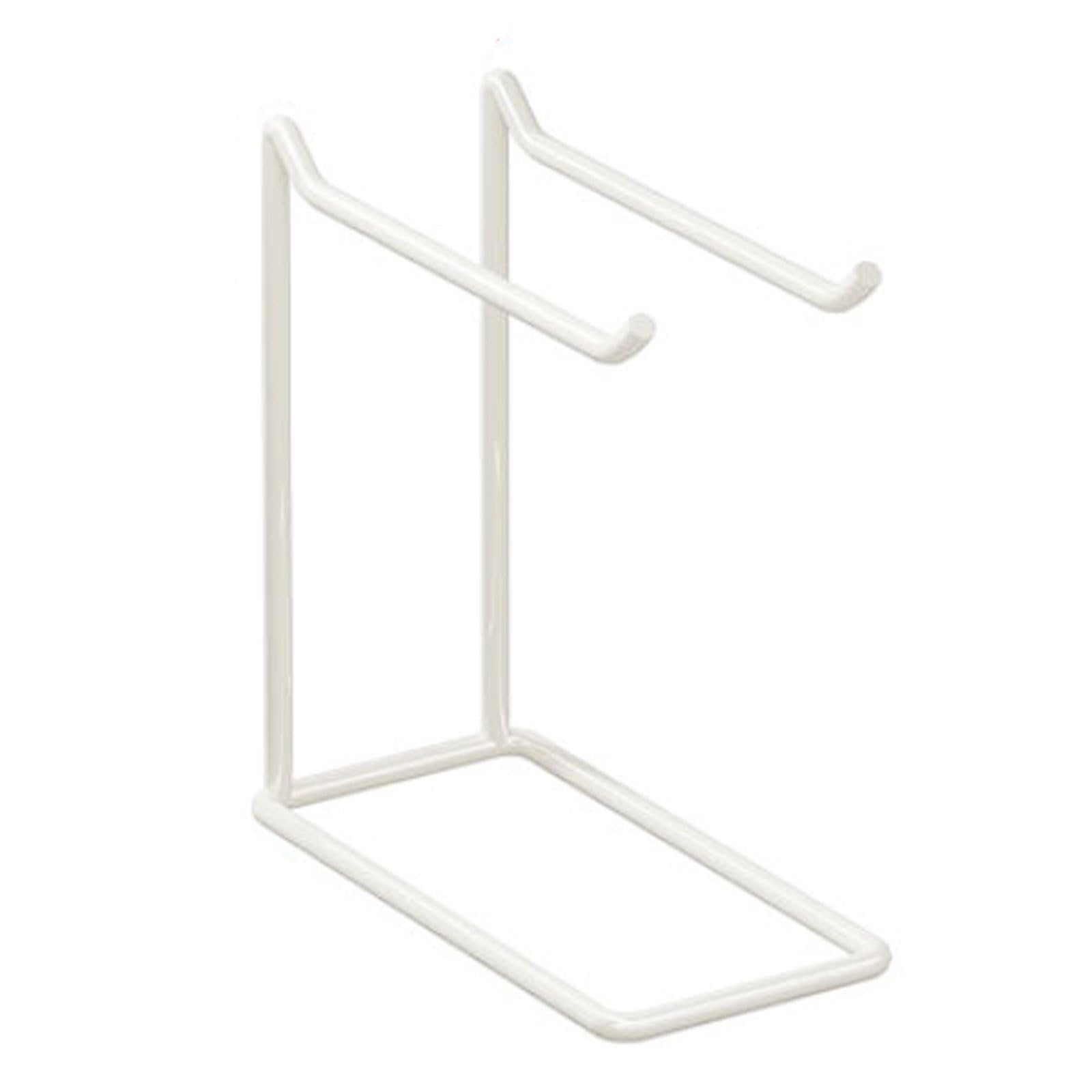 WxuuLTGJR Multi-Hook Jewelry Display Stand Iron Keychains Tower Organizer Rack 2 or 3 Hook Jewelry Easel Holder Desktop Placement Storage