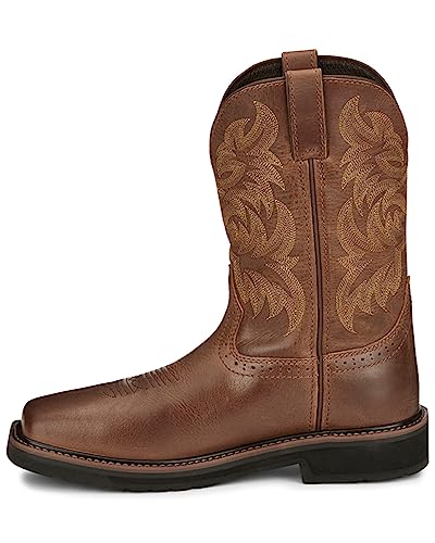 Justin Men's 11" Handler Pull-On Work Boot Composite Toe - Se48243