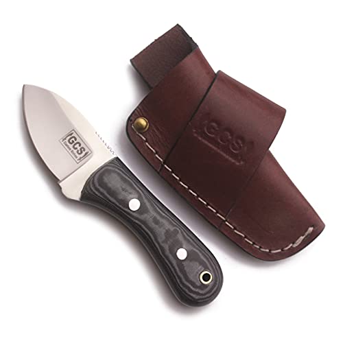 GCS Handmade Tactical Knife Micarta Handle D2 Tool Hunting Knife Survival Knife with Buffalo-Hide leather sheath Full tang blade designed for Hunting & EDC GCS 302 - GCS Knives