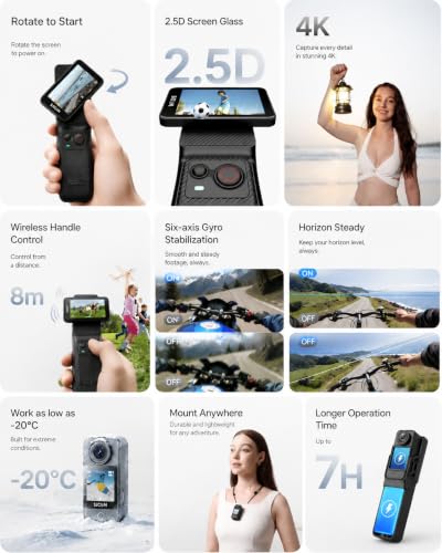 Image of SJCAM C400 4K Vlogging Camera Vlog,7H Battery Recording,for Vocation,Trips