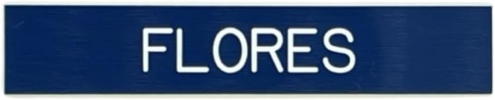 Custom Air Force Name Tag Blue Plastic (Magnetic Posts)