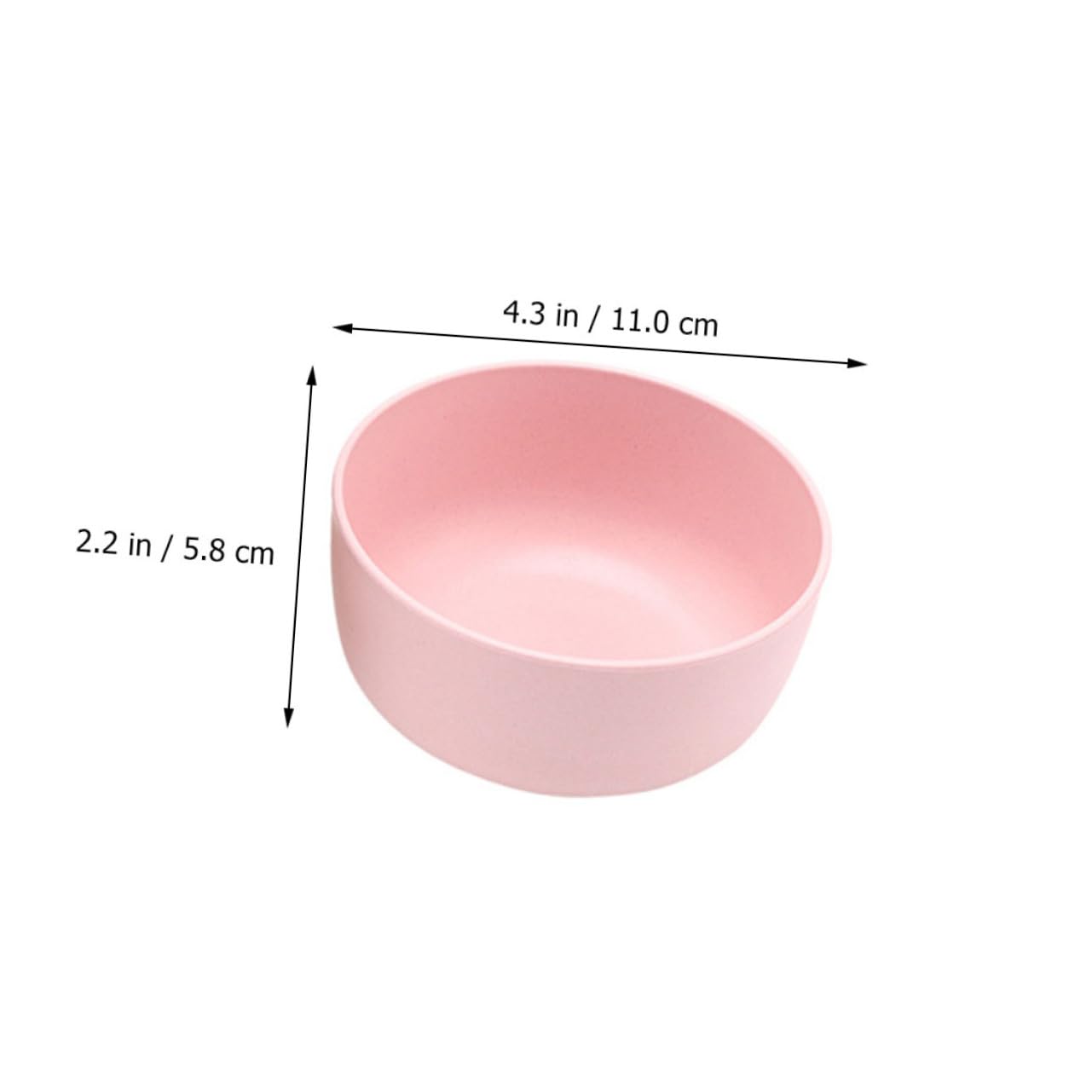 ABOOFAN 8pcs Fiber Lightweight Rice Bowls Simple and Safe Kitchen Tableware for Soup Salad and Storage Nordic Design Each