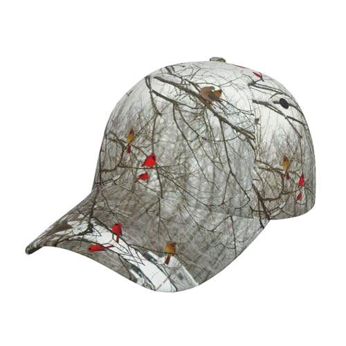 Casquette baseball délavée avec trou queue de cheval imprimé vache