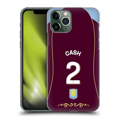 Head Case Designs Officially Licensed Aston Villa Football Club Matty Cash 2025/26 Players Home Kit 1st Group Hard Back Case Compatible with Apple iPhone 11 Pro