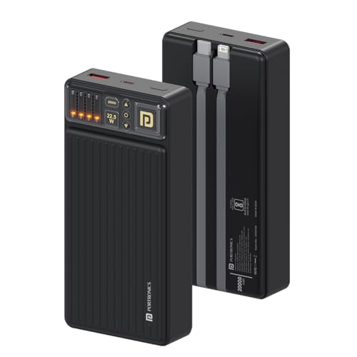 Portronics Luxcell Bind 20k 20000mAh Powerbank with 22.5W Fast Ch...