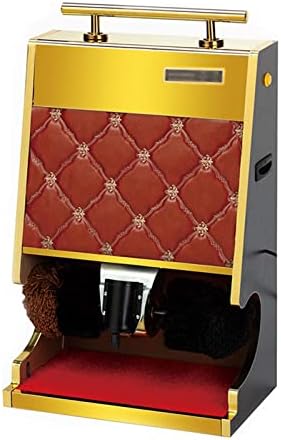 Shoe Polisher Automatic Induction,Machine for Public Occasions Applied to Electric Shoe Polisher Hotel Lobby Home Shoe Shiner Electric Shoe Brush Shoe Machine (B)