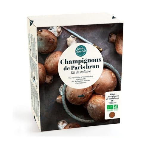 Radis et Capucine - Kit de culture - Champignons de Paris brun - 7,5L