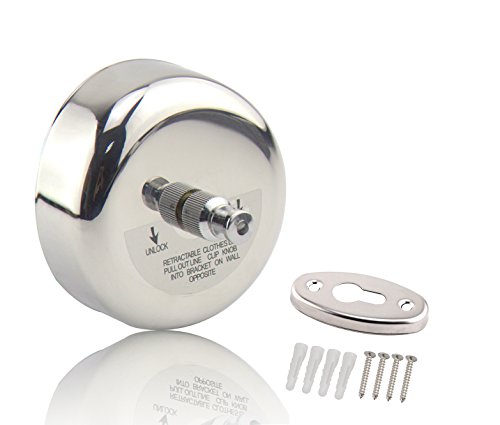 Nihao Retractable and Adjustable Stainless Steel Clothesline