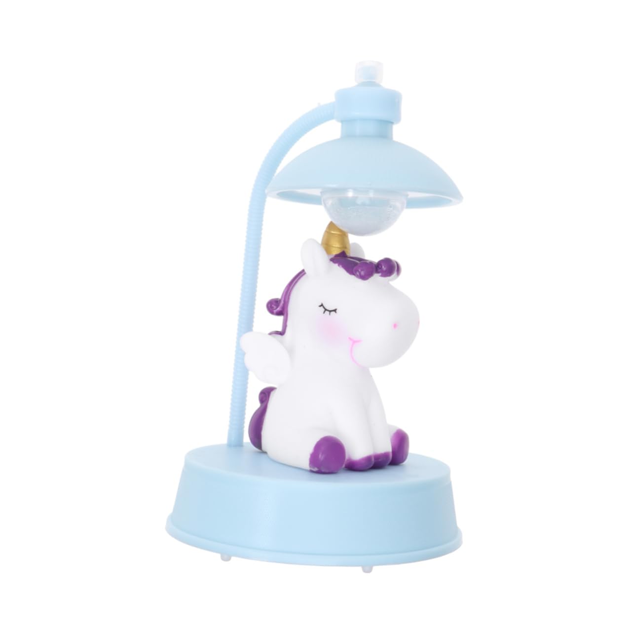 Veemoon Lámpara de mesa lampara escritorio niño lamparas de mesa infantiles lámpara de escritorio única luz de la noche de la música del unicornio lámparas de escritorio corazon de niña