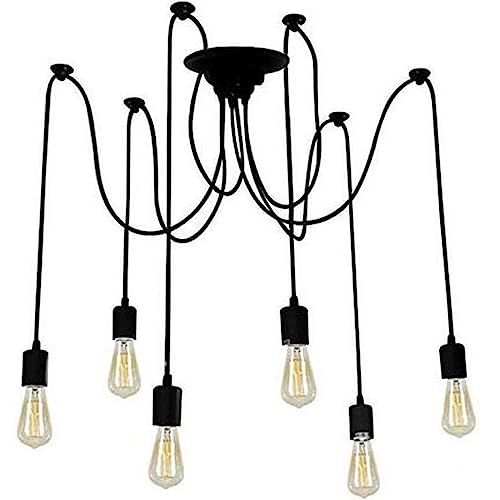 Pendre de suspension rétro industrielle culot E27 luminaire fil ajustable 1,2m
