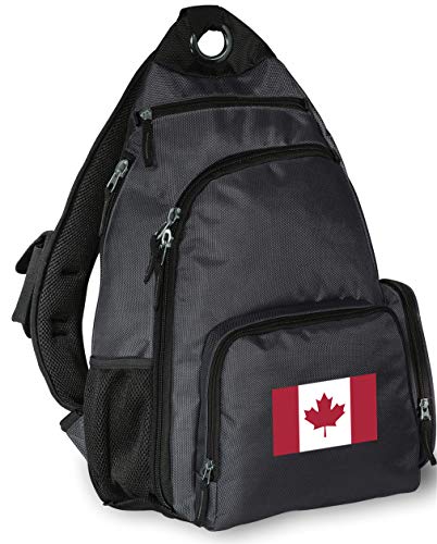 Canadian Flag Backpack Cross Body Canada Sling Bag