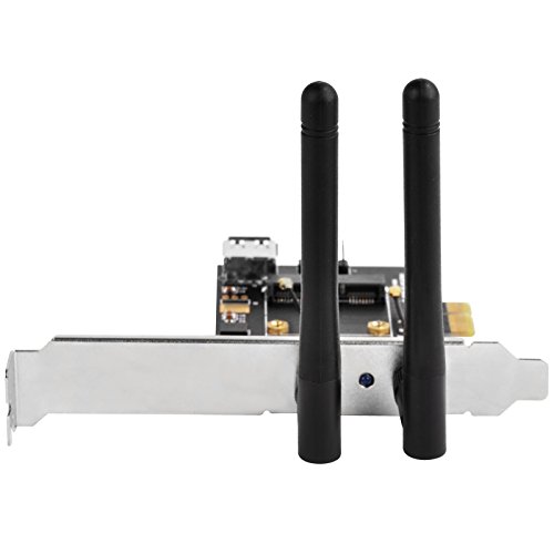 Silverstone Technology Pcie Wifi/Bluetooth Adapter With Two Dual Band Mimo Antenna (Requires Additional Wifi / Bluetooth Module) Ecwa2-Lite #TOP2