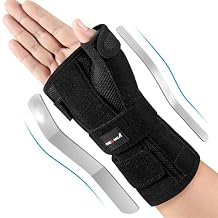 NEENCA Carpal Tunnel Wrist Brace with Thumb Support, Medical Grade Night Support Thumb Spica Splint for Arthritis, Tendonitis & De Quervains XL/XXL/L, Right Hand