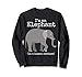Elefantenkostüm I'm a Elefant in a Human Kostüm Lustig Sweatshirt