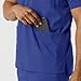 Wink Scrubs for Men, Boundless, Multi-Pocket V-Neck Tops with 4 Pockets, Galaxy Blue, M
