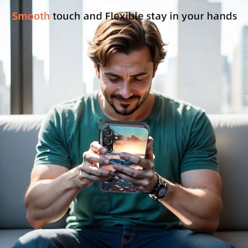 GFEWYTJYJ for Galaxy A16 5G Case,[10 FT Military Grade Drop Protection] Non-Slip Heavy Duty Shockproof Phone Case for Samsung Galaxy A16 5G 6.7 Inch 2024,Sea Turtles - image 5