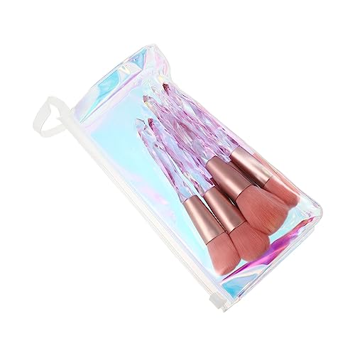 MUSISALY 10本入り メイクブラシセット ダイヤモンドハンドル付き メイクブラシツールセット リキッドブラッシュ アイフェイス ノーズシャドウ用