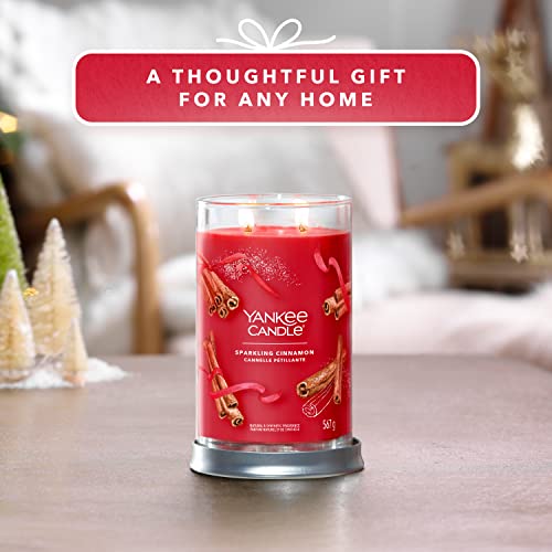 Yankee-Candle-Signature-Scented-Candle-Sparkling-Cinnamon-Large-Tumbler-Candle-with-Double-Wicks-Soy-Wax-Blend-Long-Burning-Candle Yankee Candle Signature Scented Candle Sparkling Cinnamon Large Tumbler Candle with Double Wicks Soy Wax Blend Long Burning Candle