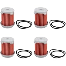 25450-P4V-013 Automatic Transmission Oil Filter Replace 044-0383 25564-5LJ-A01 25565-5LJ-A01 91305-PN4-003 Compatible with Acura MDX RDX RLX TSX TL/Honda Odyssey Accord CRV HRV Civic PilotPack of 4