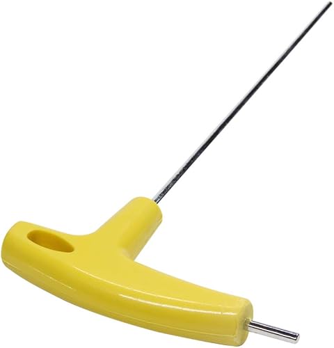 Miniatura 10 de Utoolmart Llave Allen con mango en T, 0.197 in, métrica, 70 #, acero con mango en T, llave hexagonal de 7.874 in de longitud total