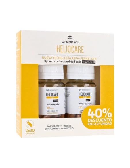 Heliocare 360° D Plus Oral Capsule Pack 2 X 30 U