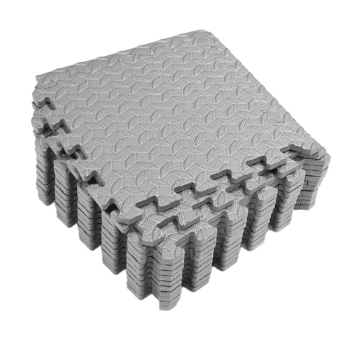Happyyami 12piezas Alfombrillas De Eva Tapete De Suelo Textura Gym Almohadilla Absorbente