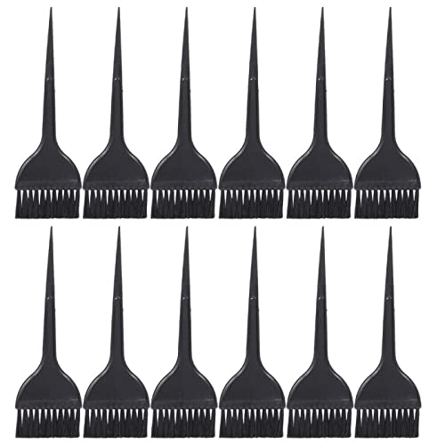 mewmewcat Escovas de tintura de cabelo,12 pcs Escovas de tintura de cabelo Pentes de coloração Ferra