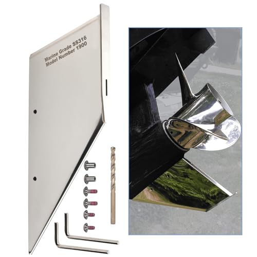 GlückMarine 27051 Boat Skeg Safe Repair Guard Fits MerCruiser Bravo 1 & 3 1990-Present Stern Drive Marine Models Material Stainless Steel