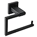 Alise Toilet Paper Roll Holder Tissue Holder Modern Square Style Paper Towel Holder Storage Wall Mount,SUS 304 Stainless Steel Matt Black GK8003-B