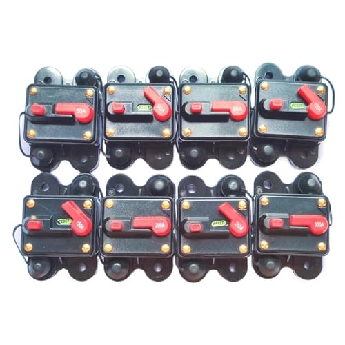 Disjoncteur protection batterie 100A DC 12V 24V fusible réinitialisable voiture bateau