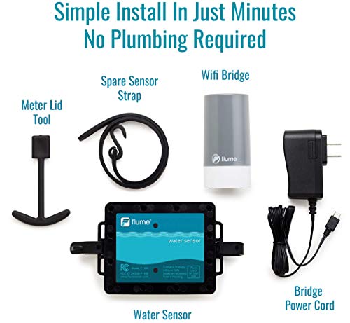 Flume Water Monitor: Smart Home Water Monitoring to Detect Leaks & Track Water Usage in Real Time. Compatible with Alexa. - Thumbnail 6