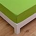 Einfarbig Spannbetttuch für Boxspringbett, Chickwin Rutschfestem Spannbettlaken Mikrofaser Matratzenschoner bis 30cm Hohe für Matratzen in Vielen Größen (Gras-Grün,180x200+30cm)