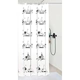 SANWOOD Duschvorhang Vater und Sohn 8937726 BxH 180x200cm Badewannenvorhang Wannenvorhang Textilvorhang Dusche Vorhang für die Dusche
