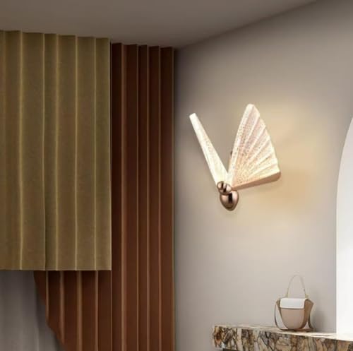 Image of 12 Watt Led Wall Light and Wall scones wall lamp for- Home, Kitchen, Bedside, Bedroom, Living Room, Office, Indoor, Bedside, Mirror Side, Diwali Lighting (Clera Wall Butterfly)