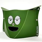 【SOLCION公式】折りたたみイス PATATTOシリーズ 軽量 コンパクト持ち運び便利 薄くたためる 行楽 レジャー アウトドア (緑郎) [日本製]