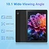 Tablet 2 en 1 Android 16 con Teclado, Mouse, Lápiz y Funda, 24GB RAM 1TB TF Expandible, Pantalla HD IPS de 10 Pulgadas Widevine L1, Batería 6000mAh, Doble Cámara con Desbloqueo Facial, WiFi 6 BT5.4, Paquete Completo 8