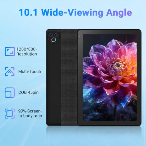 Image of 2 in 1 Android 16 Tablet with Keyboard Mouse Stylus Case, 24GB RAM 1TB TF Expand, 10 inch HD IPS Screen Widevine L1, 6000mAh Battery, Dual Camera Face Unlock, WiFi 6 BT5.4, Tablets Bundle