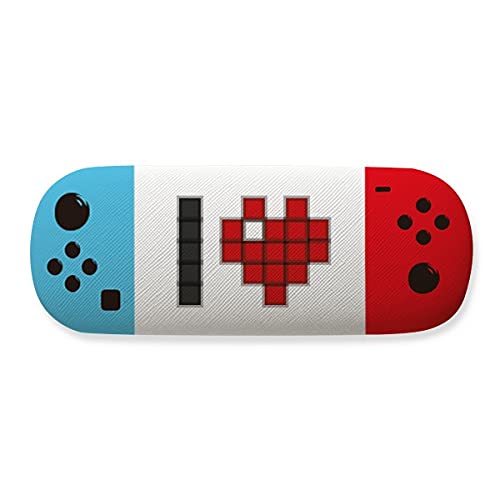 Étui de rangement pour lunettes I Love Valentine's Pixel rigide