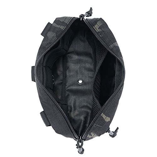 Excellent Elite Spanker Tactical Molle Admin Pouch For Tactical Vest Chest Waist Pack Utility Tool Pouch Tactical Edc Bag(Multicam Black) #TOP4