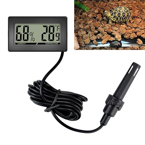 Durablity Hygrometer Essential Tool for Reptiles Shop and Animal Exhibition Suit to Various Need