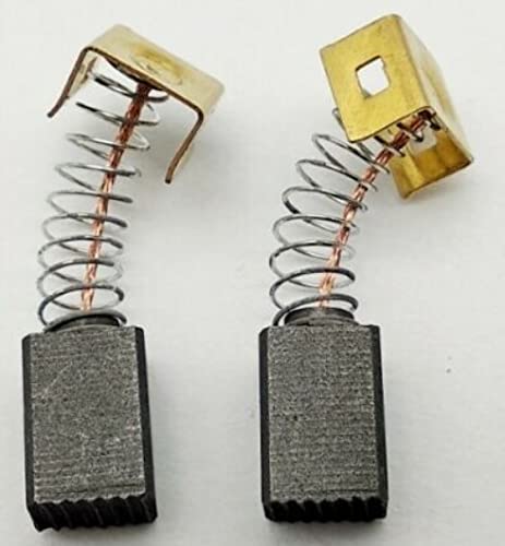 Balais CD105 CD110 2 Charbons Balais Pour Black &amp; Decker CD105, KG915, Etc. - Lot De 2 Pi&egrave;ces Charbons Black &amp; Decker