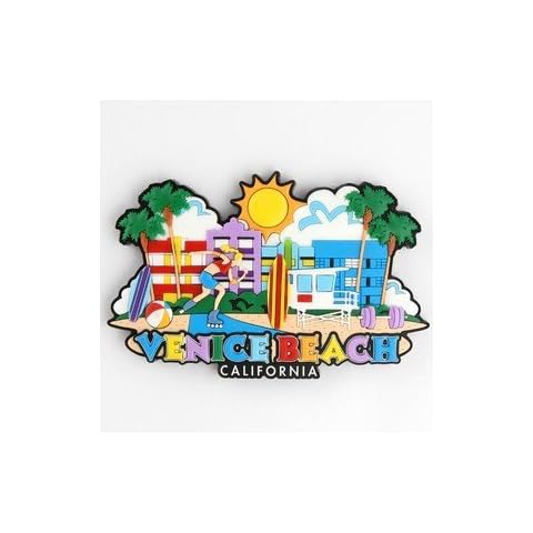 NS Venice Beach Spellout Collage Laser Magnet Cover